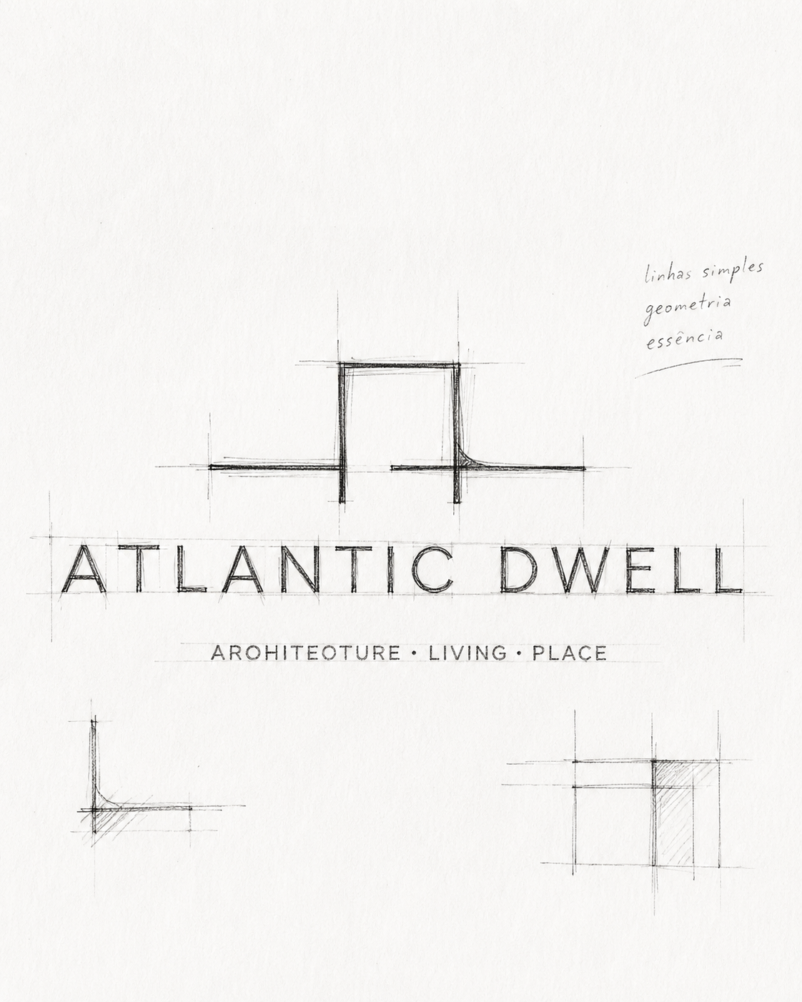Atlantic Dwell — architectural sketch / esquisso